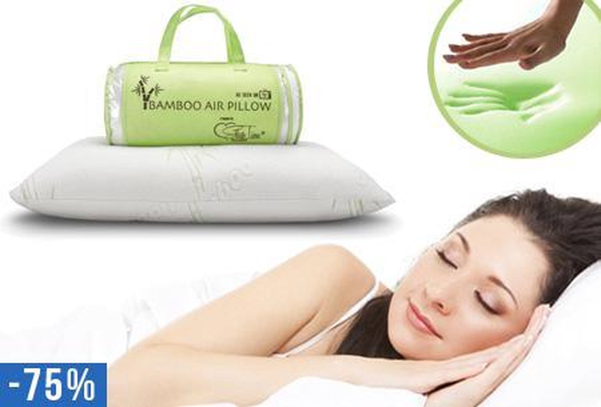Bamboo Air Pillow | Voor een goede nachtrust | bol.com