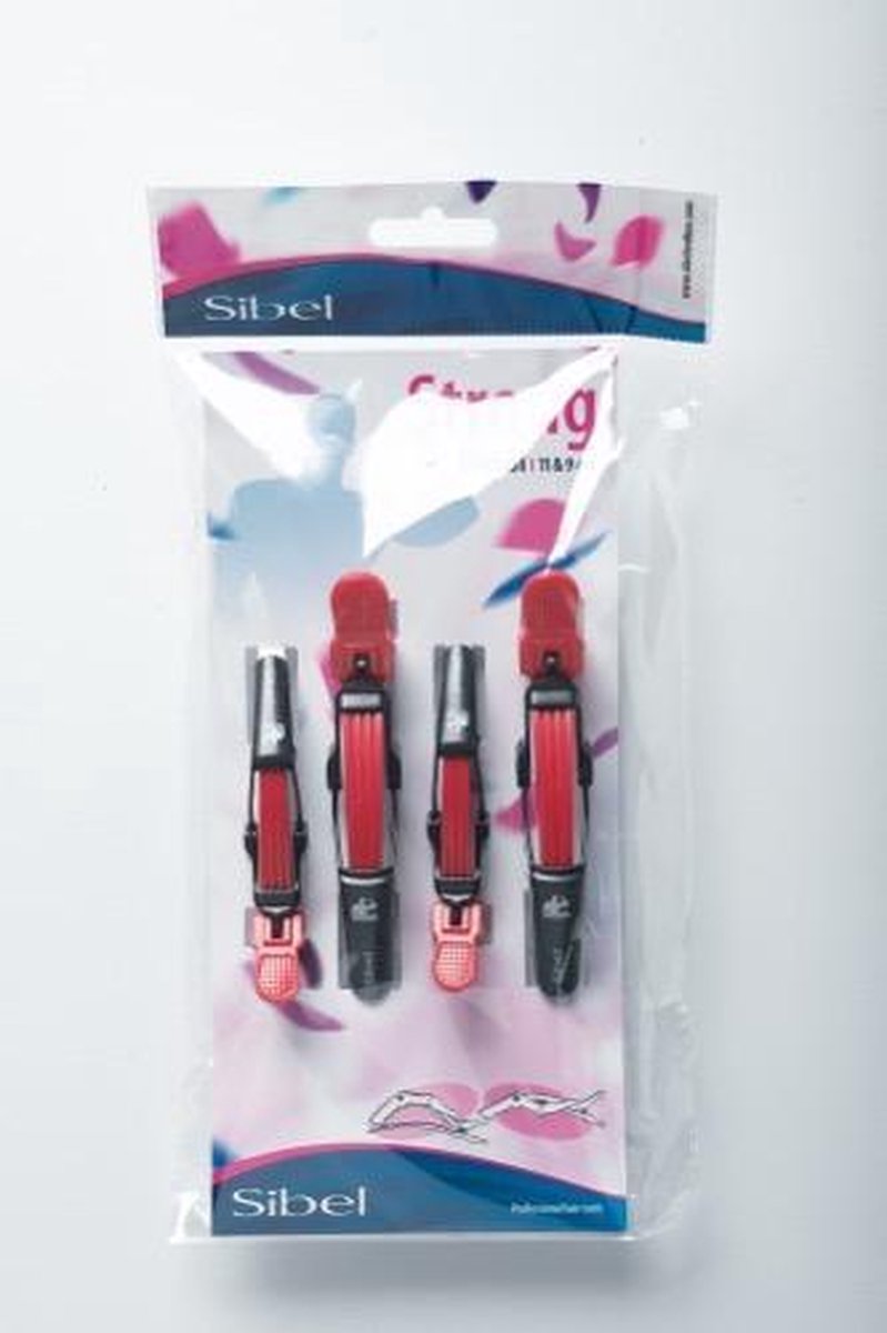 Sibel Gator Clip Pink 4 st
