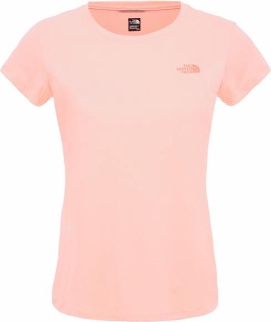 The North Face - Reaxion Amp Crew Dames functioneel shirt (roze) - M |  bol.com