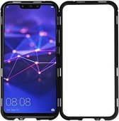 Magnetic Back Cover voor Mate 20 Lite Zwart - Transparant