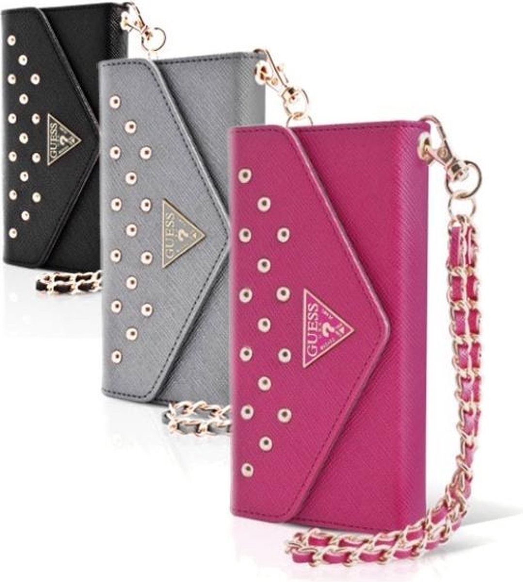 Samsung Galaxy S5 Neo/Galaxy S5 Plus/Galaxy S5 hoesje - Guess - Zilver - Kunstleer