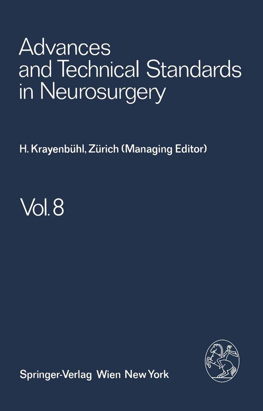 Medicine (R0) - Advances and Technical Standards in Neurosur ... - cover