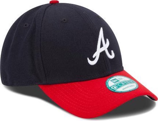 New Era MLB Atlanta Braves Cap - 9FORTY - One size - Navy/Scarlet
