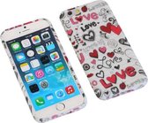 Love TPU back case cover cover voor Apple iPhone 6 / 6s