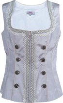 Luxe Zilveren Oktoberfest Dirndl -  Ook geschikt voor de Fashionista die buiten de lijntjes kleurt. Verpakt in luxe doos