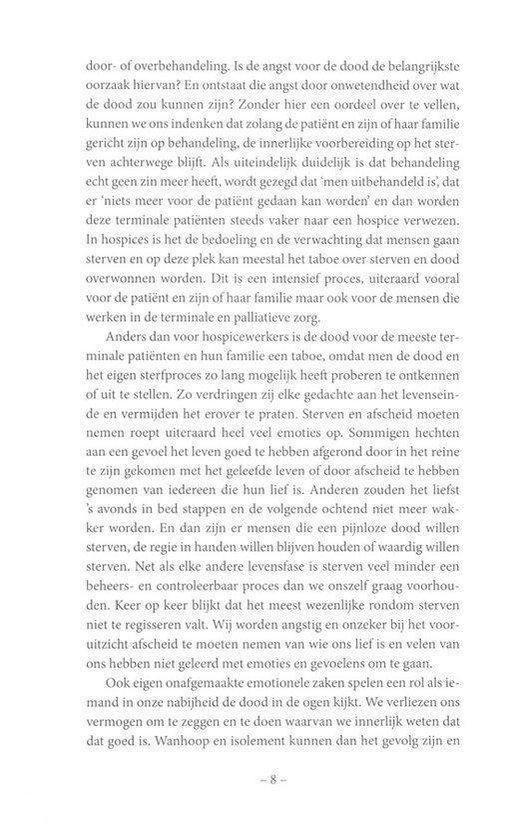 In het licht van sterven