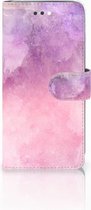 Wallet Case iPhone 8 Plus | 7 Plus Pink Purple Paint