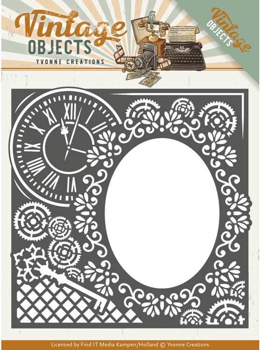 Mal  - Yvonne Creations - Vintage Objects - Eindeloze Tijden Omlijsting