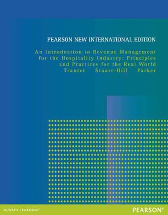 Introduction to Revenue Management for the Hospitality Industry: Pearson  International Edition
