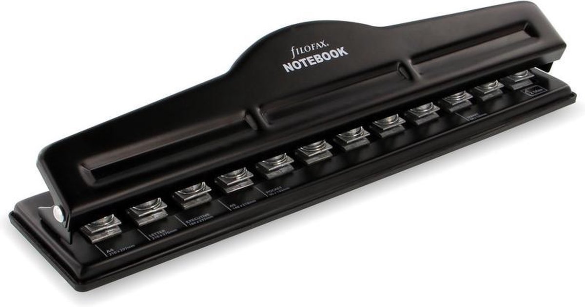 Filofax Notebook Perforator Multifit Zwart | bol.com