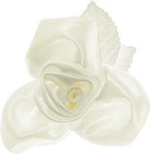 Roses met suction cups, creme, 6.5cm (1 zakje met 10 stuks)