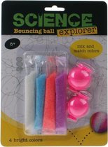 Johntoy Science Explorer Maak Je Eigen Stuiterbal 5-delig Roze