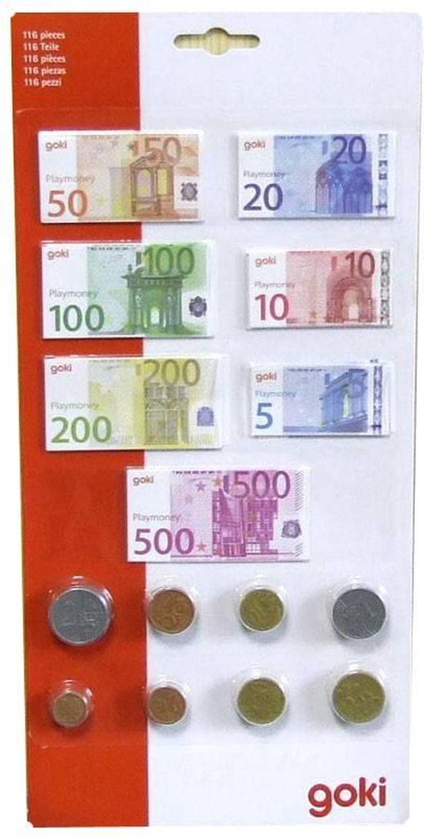 GOKI Speelgeld - Briefjes En Munten - 3 Jaar — afbeelding 2