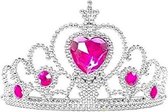 Anna kroon roze steen / tiara bij Anna of Elsa  prinsessen kleed