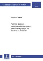Europaeische Hochschulschriften / European University Studie- «Naming Gender»