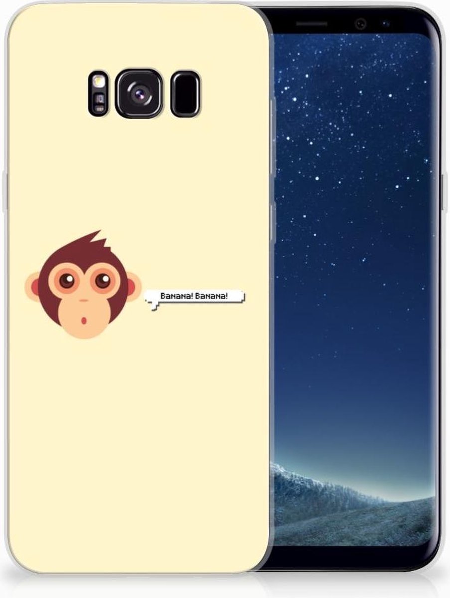 Samsung Galaxy S8 Plus Telefoonhoesje met Naam Monkey