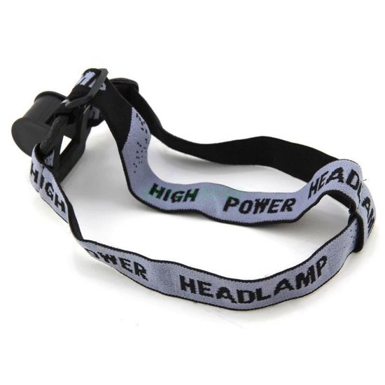 Elastische hoofdband met bevestiging voor LED hoofdlamp - (wordt geleverd  zonder LED lamp) | bol.com