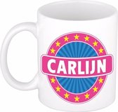 Carlijn naam koffie mok / beker 300 ml - namen mokken