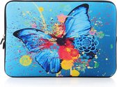 Laptop sleeve tot 15.4 inch met vlinder – Multicolour