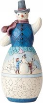 Jim Shore: Sneeuwpop met Winterscènebeeld Beelden & Figuren