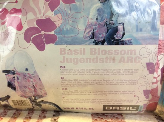 Basil regentunnel voor bobike fietsstoeltje voor 50026 | bol.com