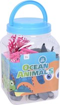 Free And Easy Dierenspeelset Ocean Animals 22-delig