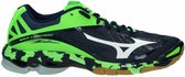 Mizuno - Wave Lightning Z2 - Volleybalschoen - Blauw/Groen - maat 46