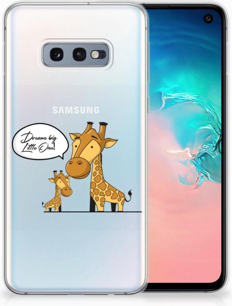 Samsung Galaxy S10e Telefoonhoesje met Naam Giraffe