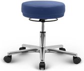 Zadelkruk - Knipkruk - Bureaukruk - Kruk - Draaistoel - Bureaustoel Relax Design 100% Echt Leder Blauw
