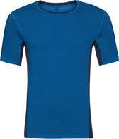 Odlo Sportshirt Performance Natural + Ceramiwool Light Suw Top Crew Neck Ss - Energy Blue - XL