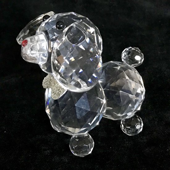 Crystal dog 9x9x4.5cm Cristal de haute qualité Verre de cristal parfait et exquis fabriqué à la main.