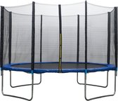 Amigo Trampoline met veiligheidsnet - Ø427cm - Blauw