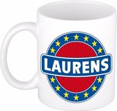 Laurens naam koffie mok / beker 300 ml  - namen mokken