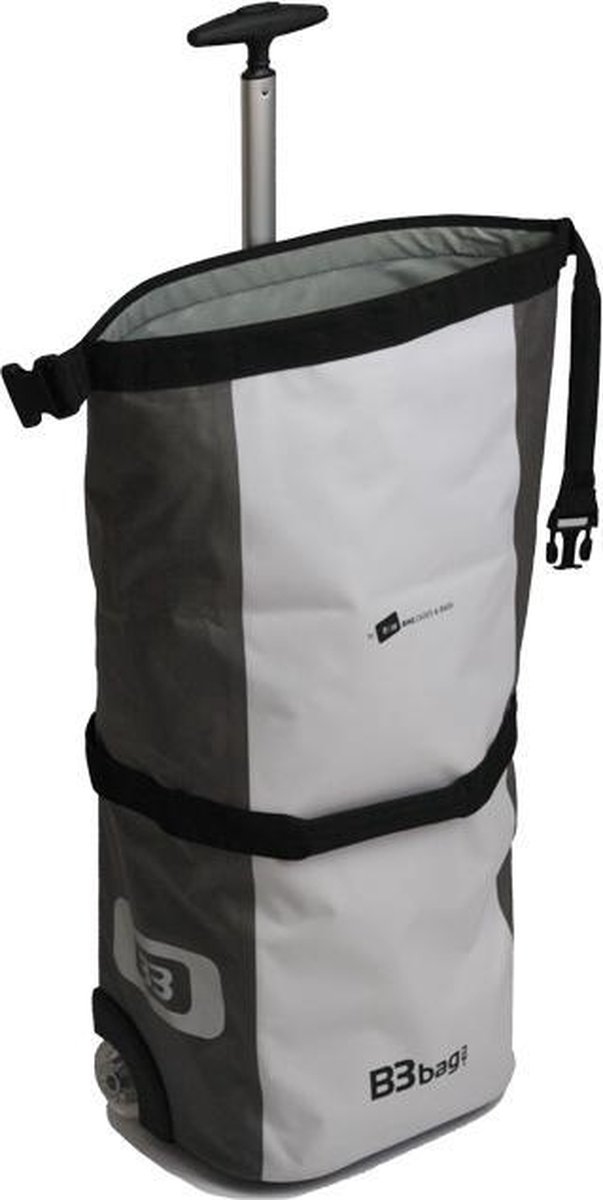 B3bag XL02 - extra grote waterdichte fietstas - bag - 40 l - wit / grijs |
