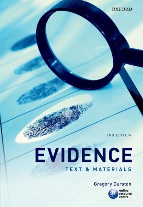 Evidence Text & Materials - cover