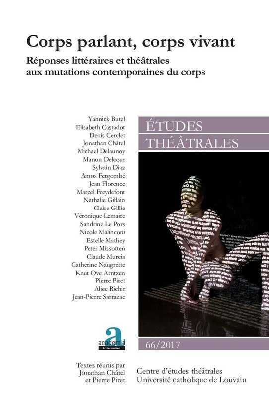 Corps parlant, corps vivant - cover