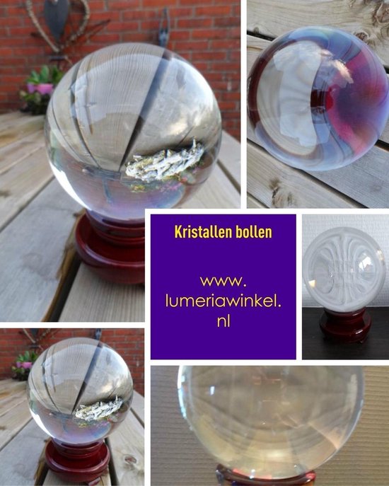 Kristallen Glazen Bol 10 cm incl. losse standaard