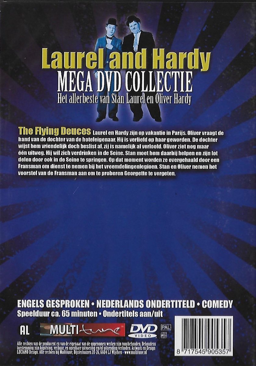 Laurel & Hardy - Mega Dvd Collectie (Dvd), Oliver Hardy | Dvd's | bol.com