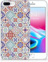 Apple iPhone 7 Plus | 8 Plus TPU-silicone Hoesje Tiles Color