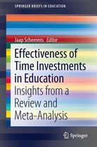 SpringerBriefs in Education - Effectiveness of Time Investments in Education