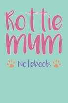 Rottie Mum Composition Notebook of Rottweiler Dog Mum Journal