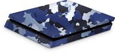 Playstation 4 Slim Console Skin Camouflage Blauw-PS4 Slim Sticker