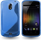 Comutter Silicone hoesje Samsung Galaxy Nexus i9250 Blauw