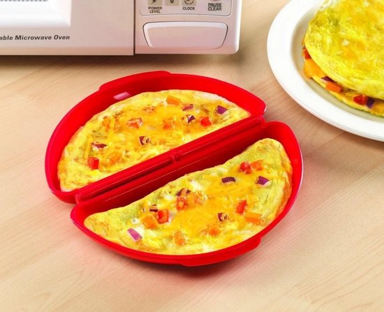 Lékué Microwave Omelette Maker | Red | 100% Platinum Lékué Microwave Omelette Maker | Red | 100% Platinum
