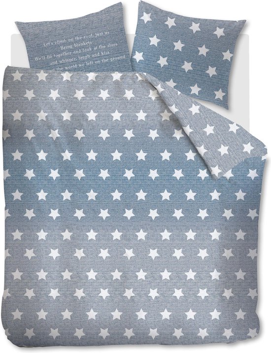 AHWM Starry Sky Dekbedovertrek - Tweepersoons - 200x200/220 cm - Blue