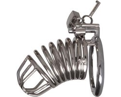 Rimba Bondage Play - Kuisheidskooi - Metalen Peniskooi met Hangslot