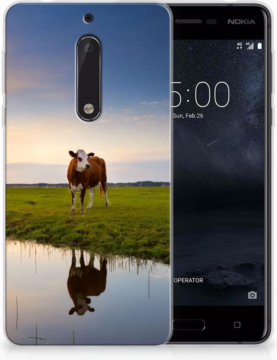 Nokia 5 TPU Hoesje Koe