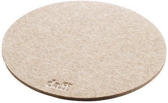 Daff Sottobicchiere Quadrato In Feltro Blu - 20x20 Cm, Proteggi Tavolo
