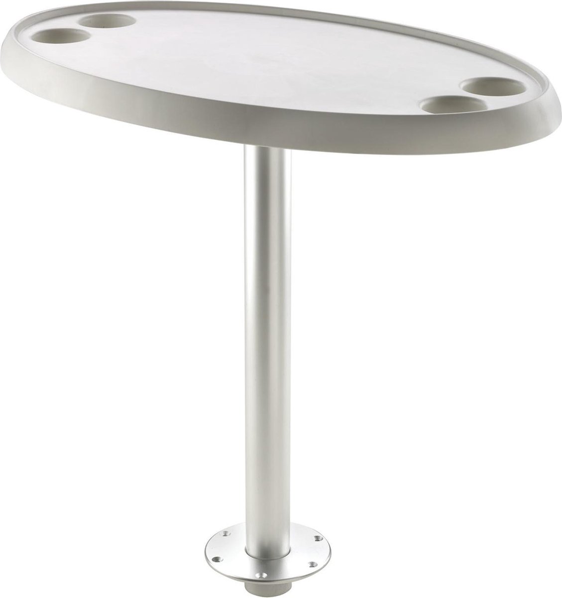VETUS ovalen Tafel 45 x 76 cm inclusief Tafelpoot (inbouw)