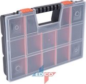 Edco Sorteerbox gereedschap opbergkoffer 38,5x28x6,5cm